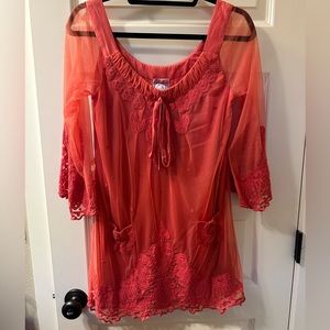 Yoana Baraschi as seen on Paris Hilton dress